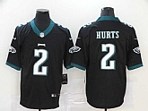 Nike Eagles 2 Jalen Hurts Black 2020 NFL Draft First Round Pick Vapor Untouchable Limited Jersey,baseball caps,new era cap wholesale,wholesale hats